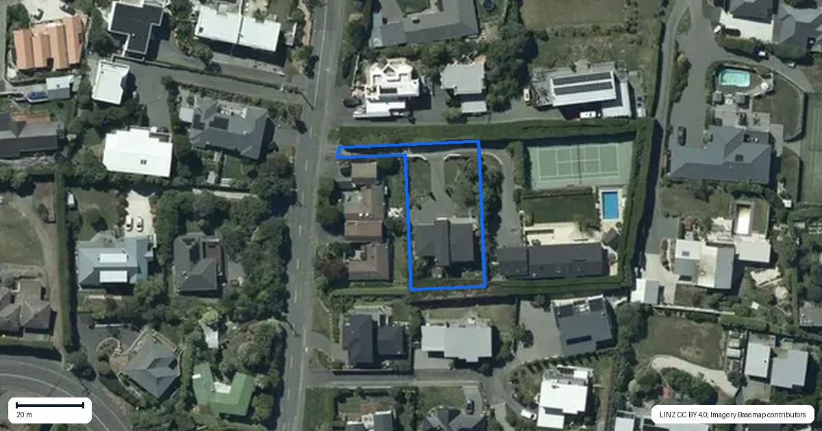Property context map for 233A Mt Pleasant Road, Mount Pleasant, Christchurch