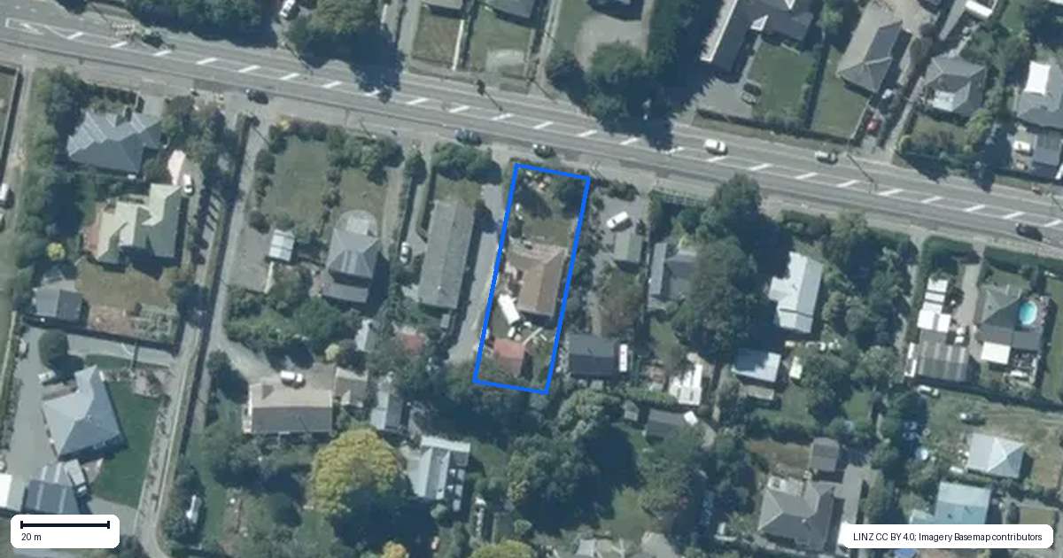 Property context map for 377 Ellesmere Junction Road, Springston