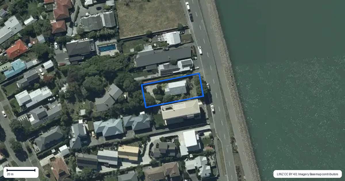 Property context map for 67 Beachville Road, Redcliffs, Christchurch