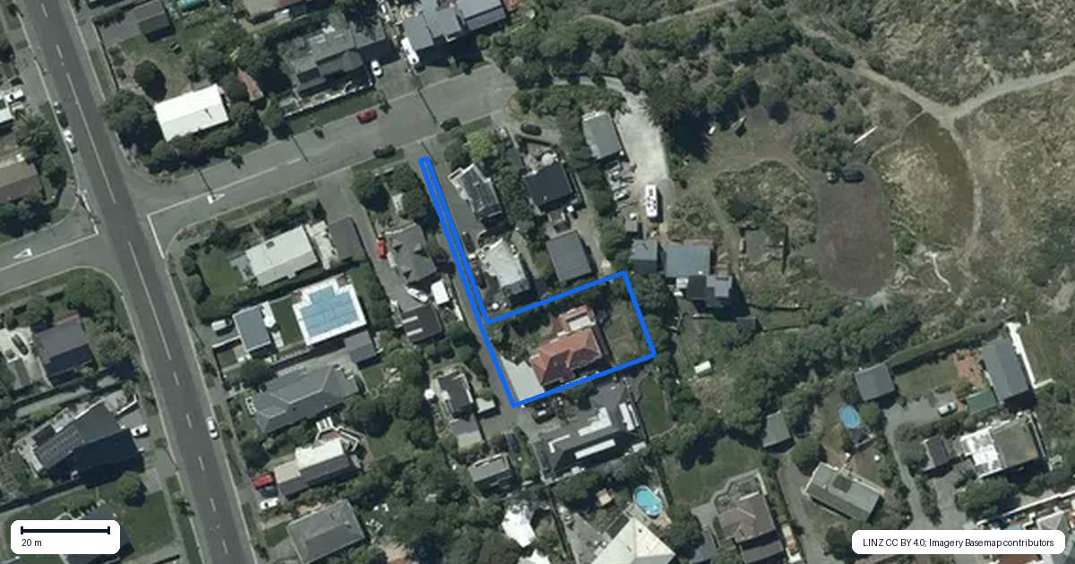 Property context map for 12C Tern Street, Southshore, Christchurch