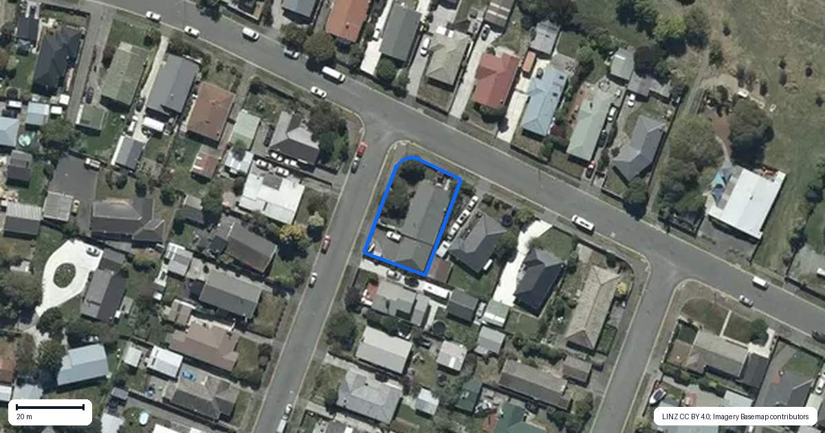 Property context map for 30 Glenrowan Avenue, Avondale, Christchurch