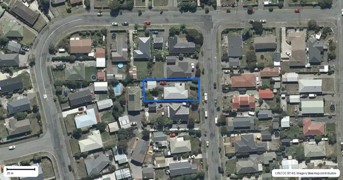 Property context map for 53 Royalist Avenue, North New Brighton, Christchurch