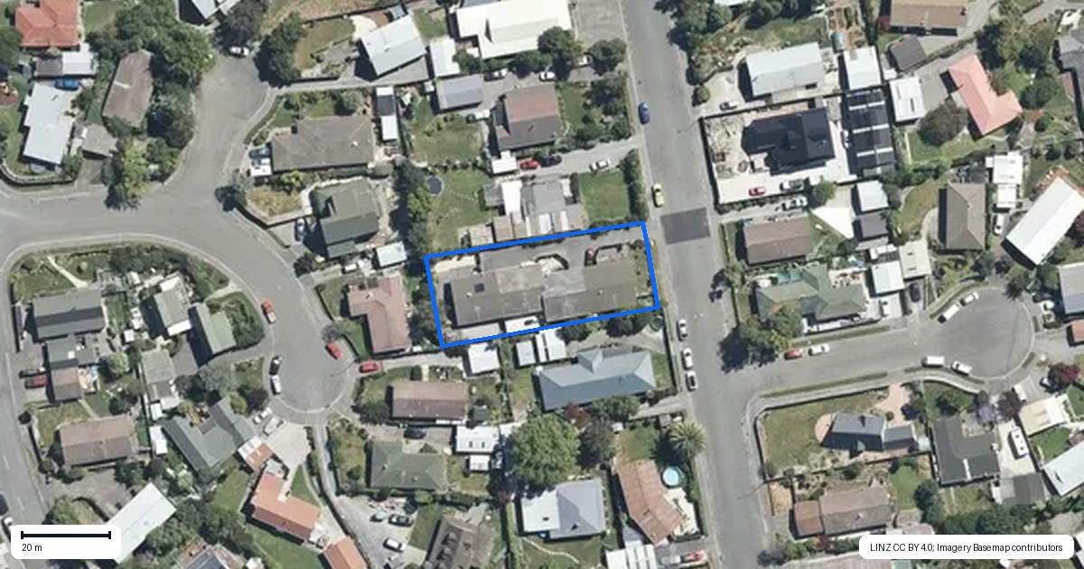 Property context map for 21B Bush Street, Rangiora