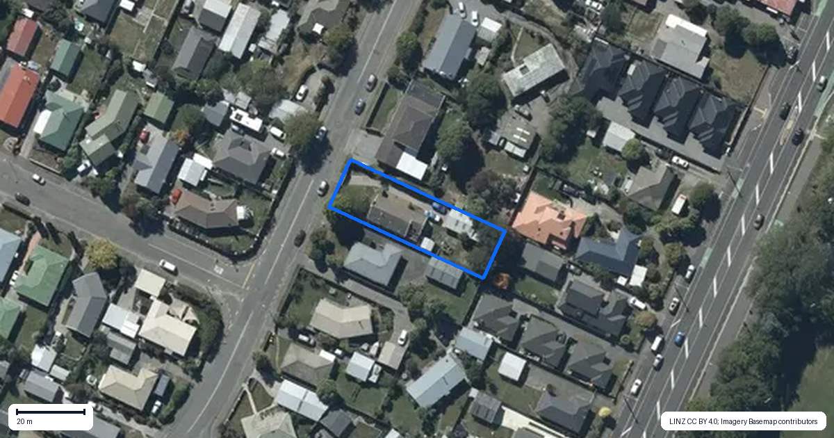 Property context map for 9 Wales Street, Halswell, Christchurch