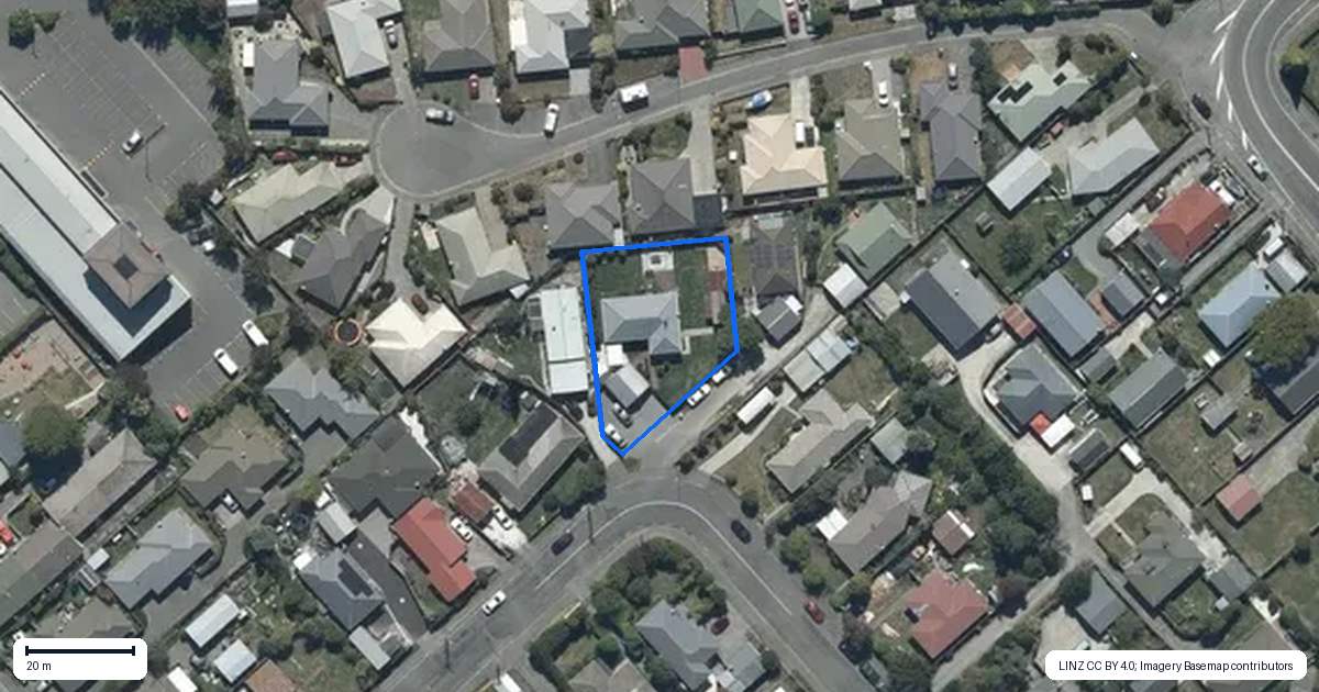 Property context map for 9 Oakhampton Street, Hornby, Christchurch