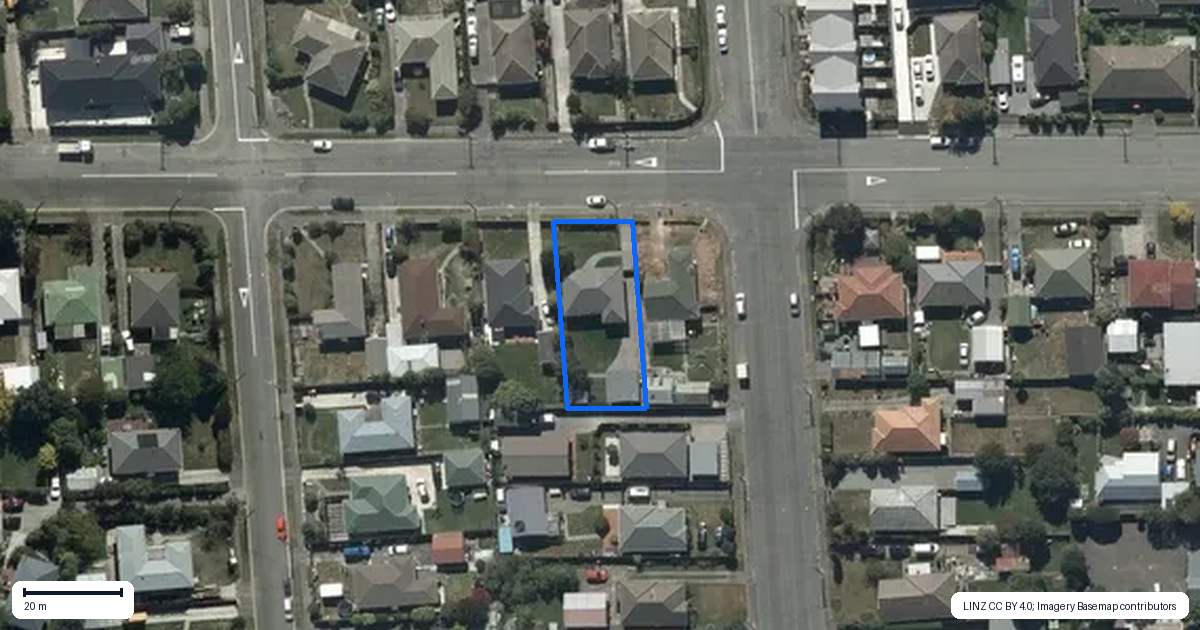 Property context map for 30 Hercules Street, Shirley, Christchurch