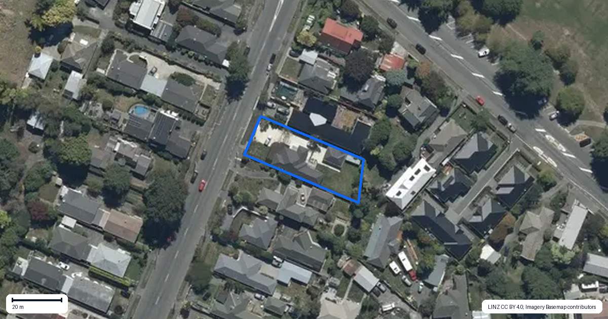 Property context map for 314 Withells Road, Avonhead, Christchurch