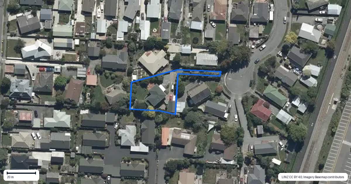 Property context map for 10B Penelope Place, Casebrook, Christchurch