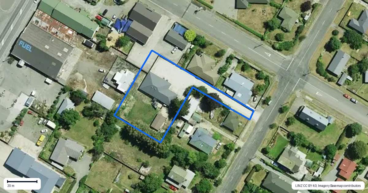 Property context map for 9 Montrose Avenue, Culverden