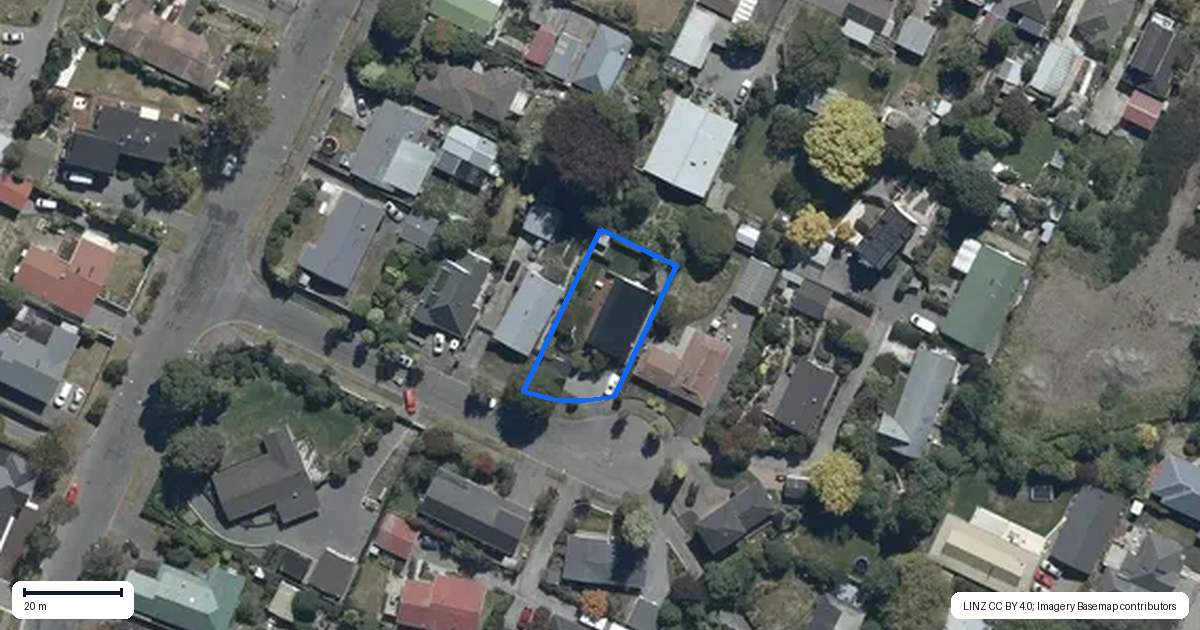 Property context map for 5 Kaputone Place, Belfast, Christchurch