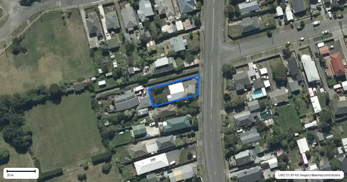 Property context map for 134 Union Street, New Brighton, Christchurch