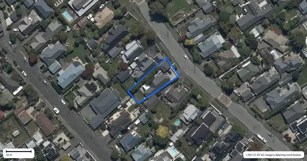 Property context map for 49 Hartley Avenue, Strowan, Christchurch