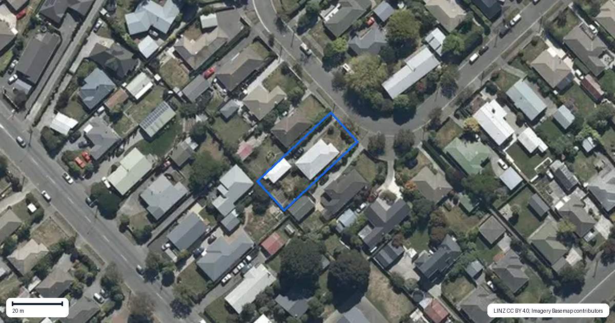 Property context map for 35 Liverton Crescent, Bishopdale, Christchurch