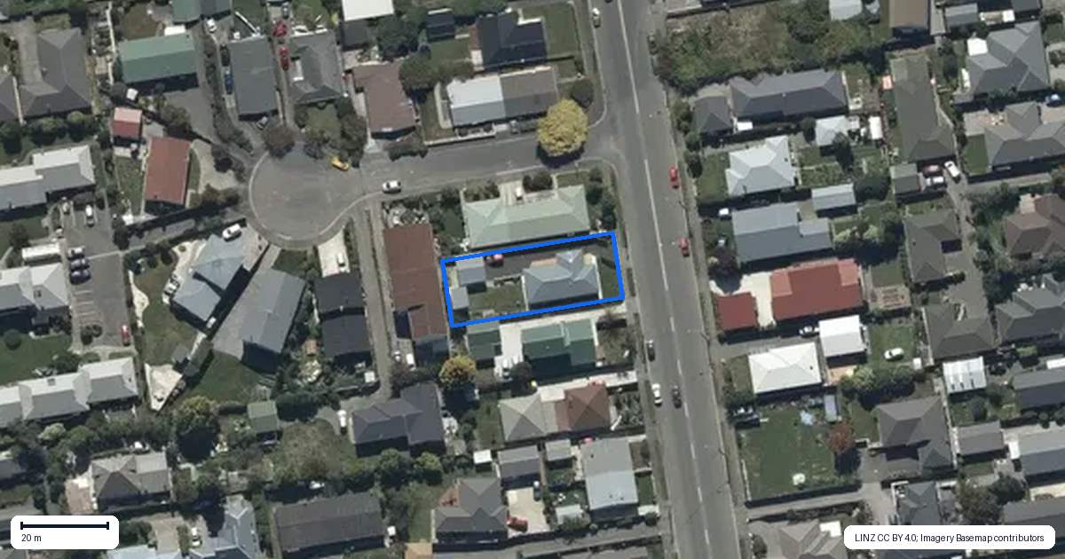 Property context map for 113 Gayhurst Road, Dallington, Christchurch