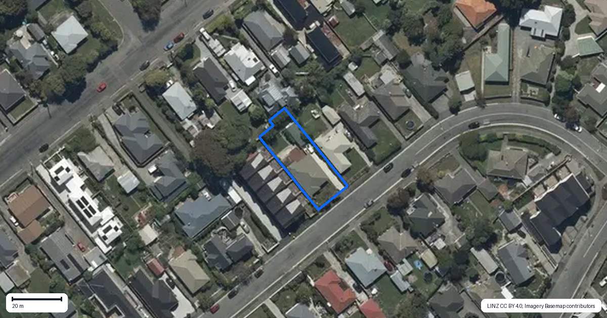 Property context map for 47 Evesham Crescent, Spreydon, Christchurch