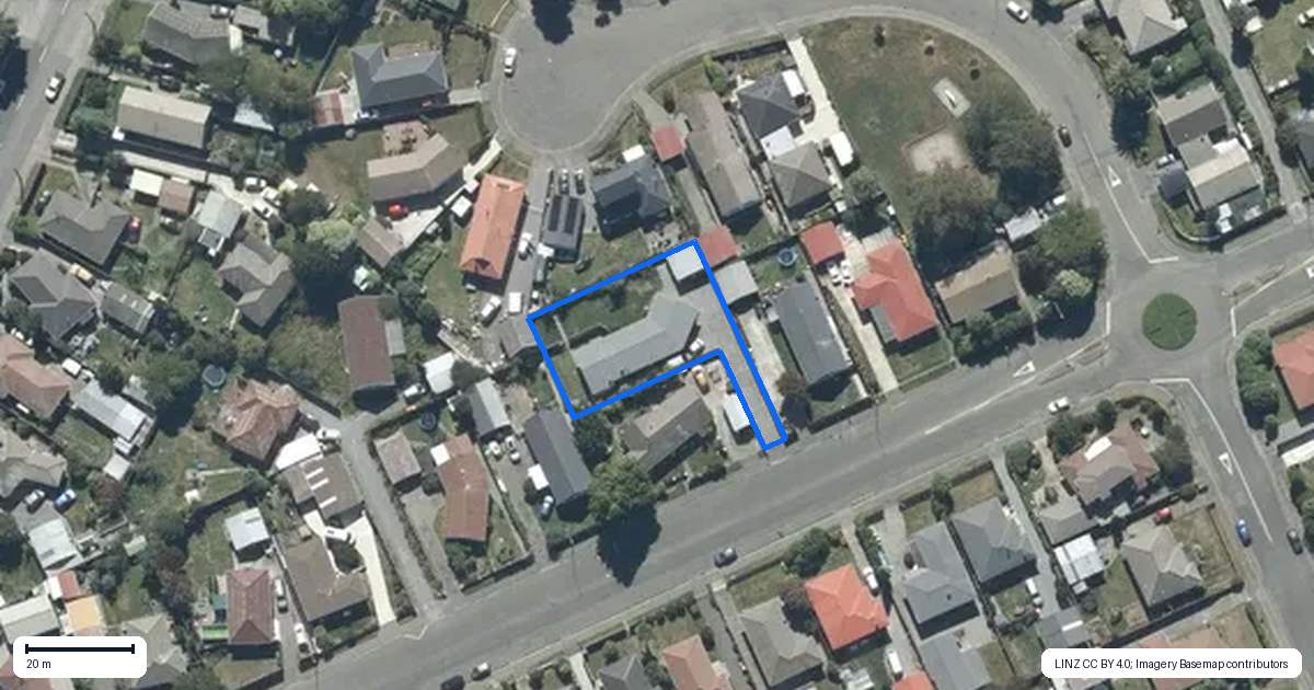 Property context map for 105 Foremans Road, Islington, Christchurch