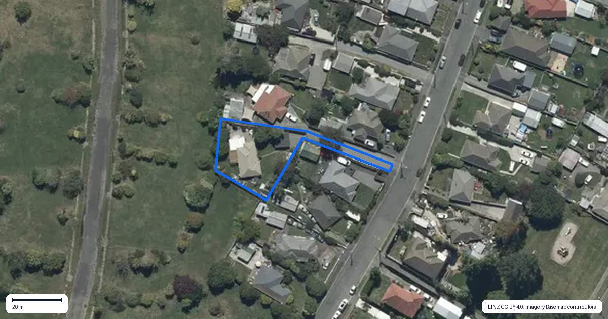 Property context map for 45 Pembroke Street, Avondale, Christchurch