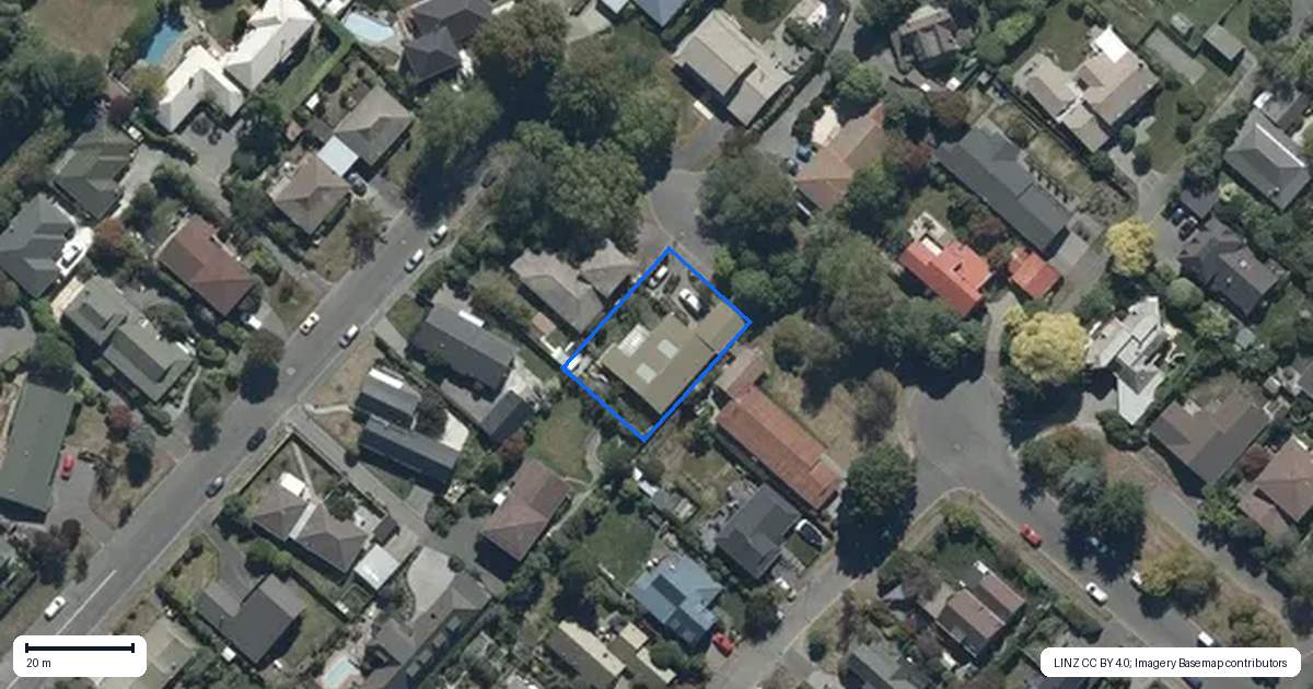 Property context map for 30 Kingham Place, Avonhead, Christchurch