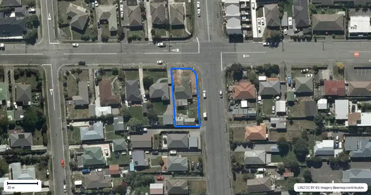 Property context map for 32 Hercules Street, Shirley, Christchurch