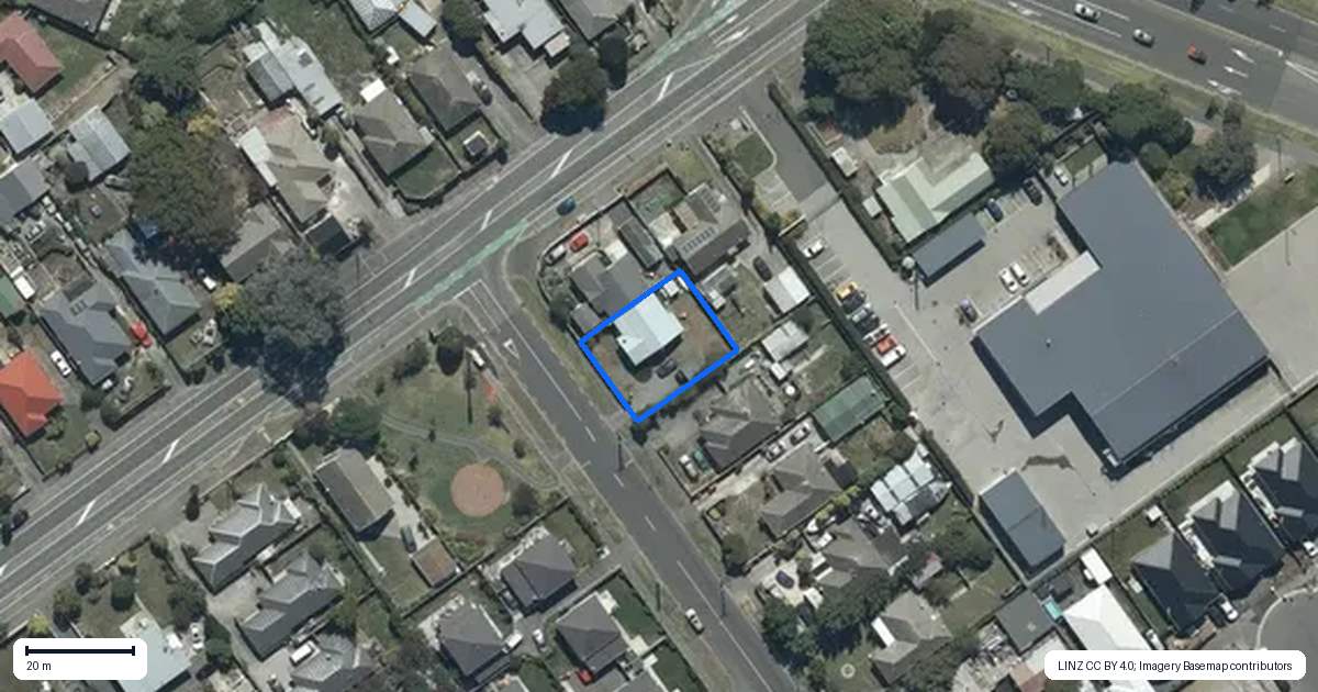 Property context map for 172 Hampshire Street, Aranui, Christchurch