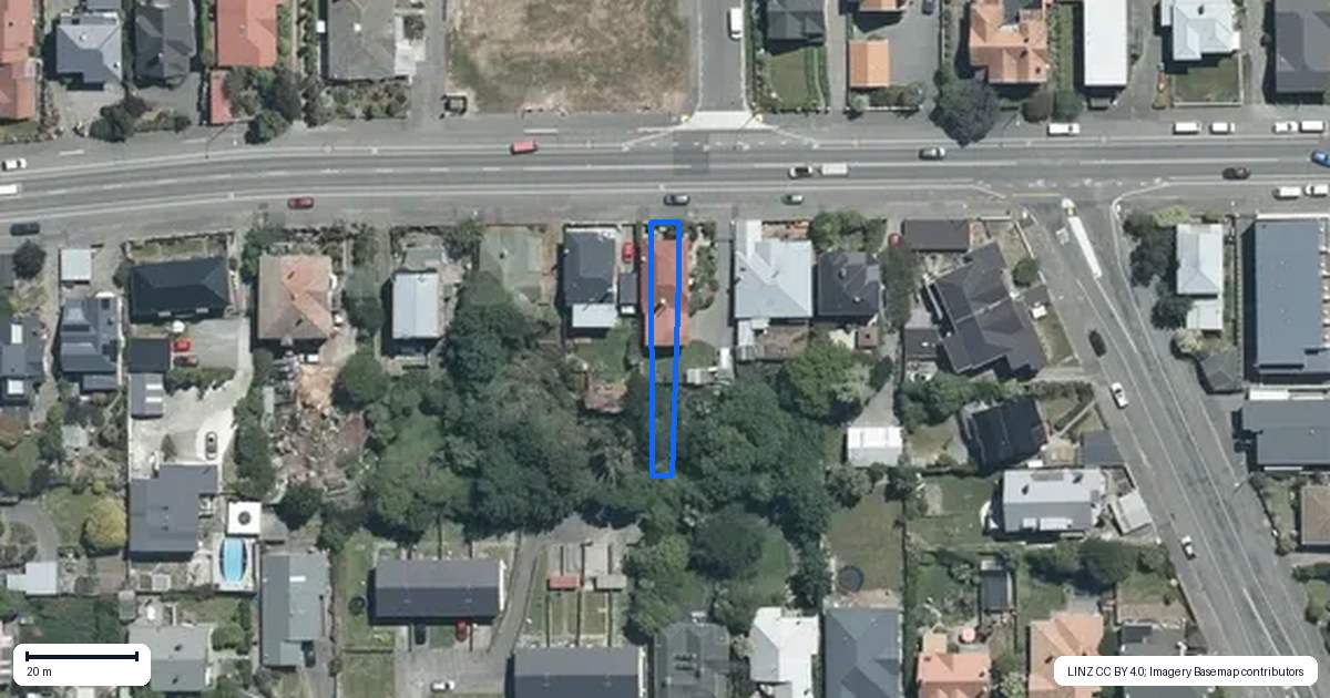 Property context map for 20 Wai-Iti Road, Maori Hill, Timaru