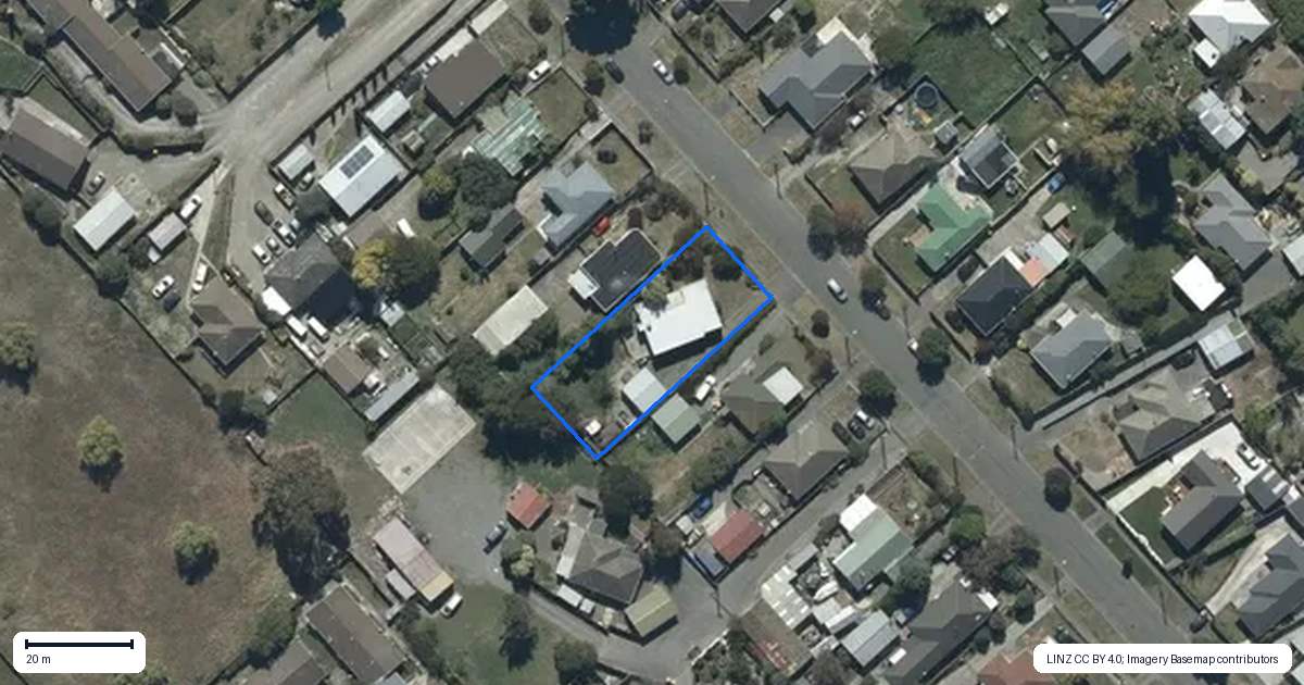Property context map for 86 Marlow Road, Aranui, Christchurch