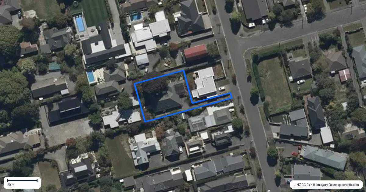 Property context map for 19 Garreg Road, Fendalton, Christchurch