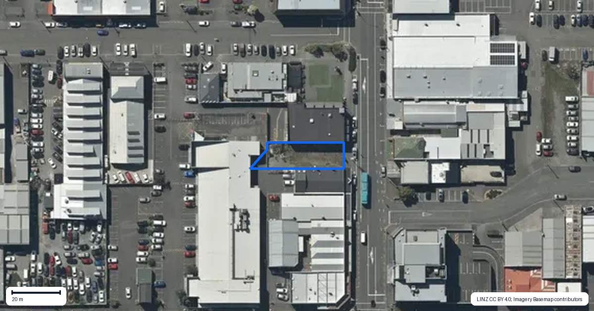 Property context map for 431 Colombo Street, Sydenham, Christchurch
