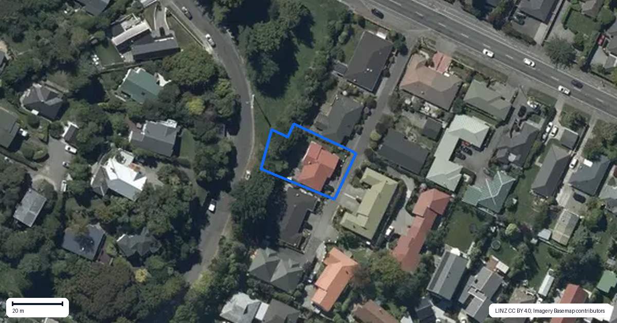 Property context map for 6 Torvill and Dean Lane, Cashmere, Christchurch