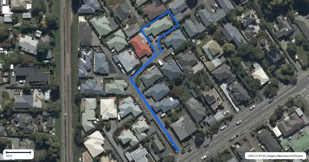 Property context map for 6 Ashmore Lane, Strowan, Christchurch