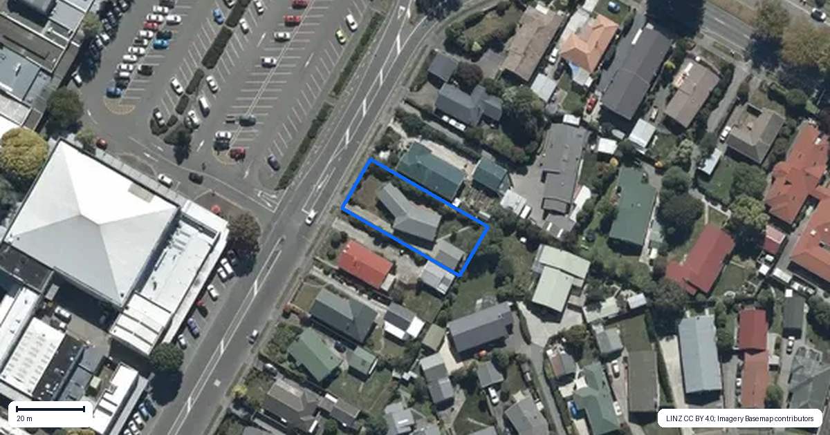 Property context map for 130 Farrington Avenue, Bishopdale, Christchurch