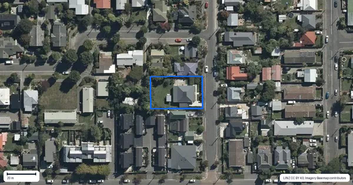 Property context map for 7 Hanmer Street, Linwood, Christchurch