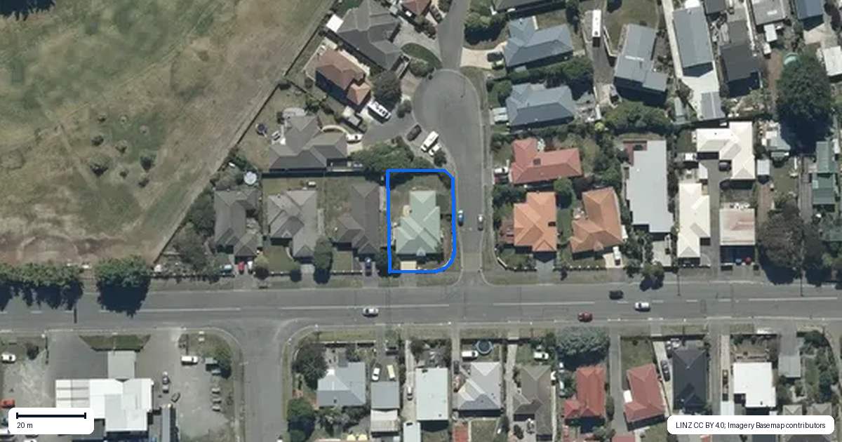 Property context map for 1 Sandholm Close, North New Brighton, Christchurch