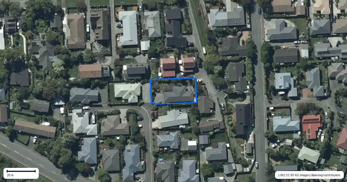 Property context map for 6 Castleview Lane, Heathcote Valley, Christchurch