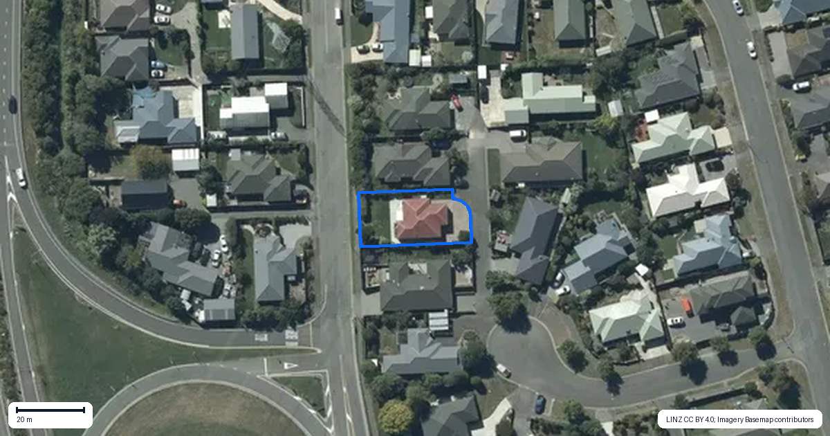 Property context map for 23 Wendy Place, Heathcote Valley, Christchurch