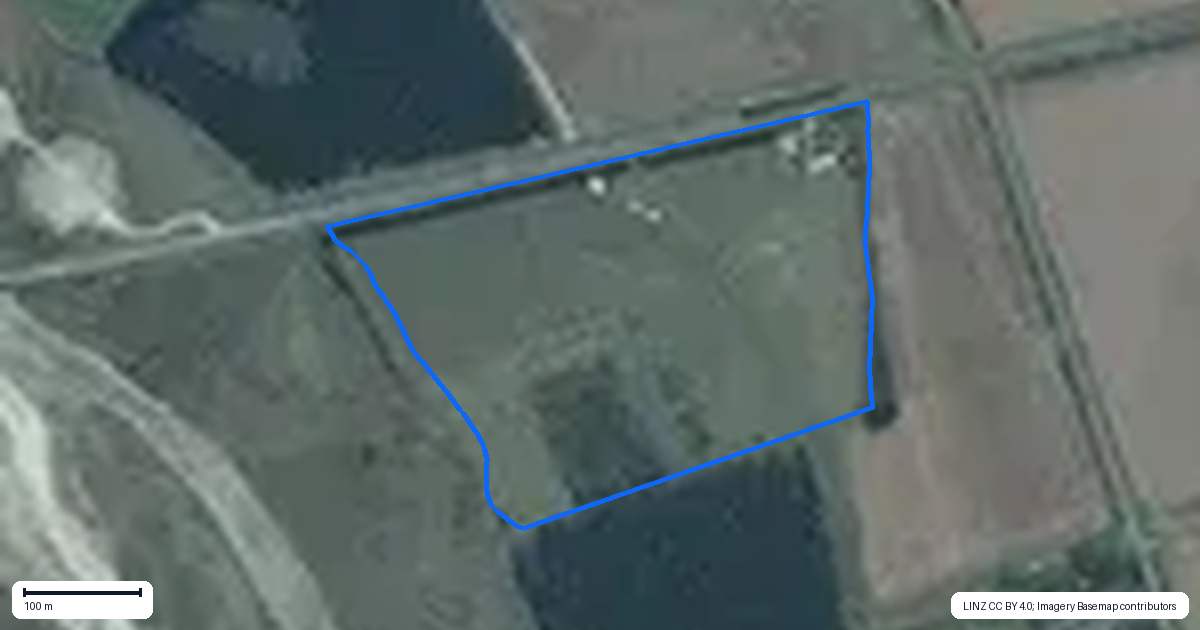 Property context map for 1887 Bealey Road, Darfield