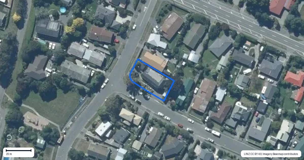Property context map for 1 Tod Place, Lincoln