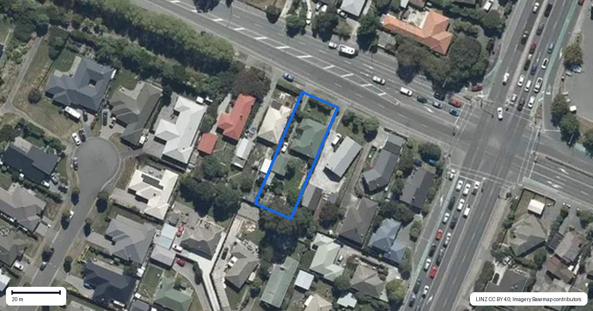 Property context map for 413 Yaldhurst Road, Russley, Christchurch