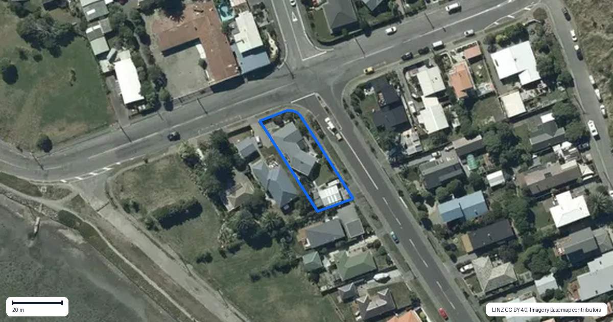 Property context map for 2 Rocking Horse Road, Southshore, Christchurch