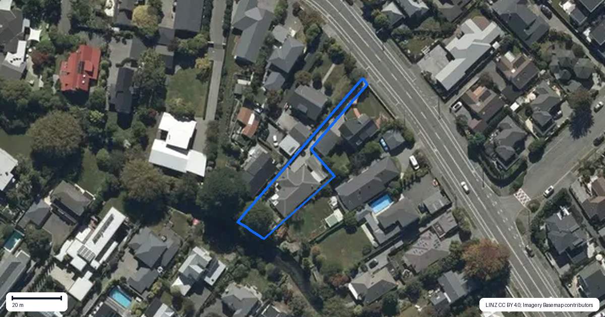 Property context map for 31A Kotare Street, Fendalton, Christchurch