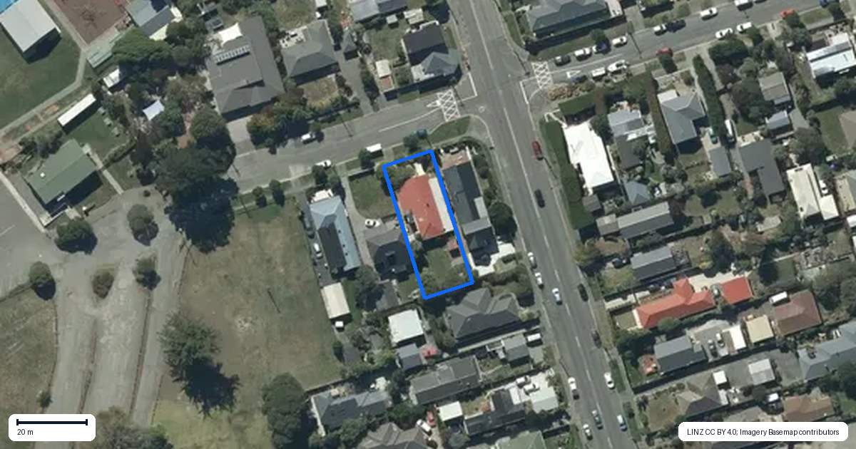 Property context map for 65 Beatty Street, South New Brighton, Christchurch