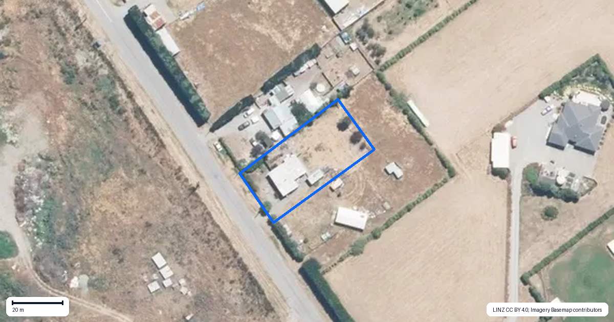 Property context map for 13 Winslow Willowby Road, Winslow, Ashburton