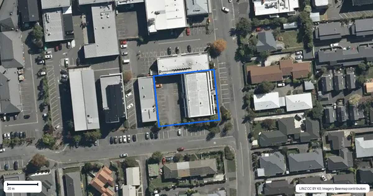 Property context map for 85 Picton Avenue, Riccarton, Christchurch