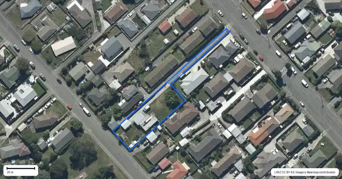 Property context map for 74B Brynley Street, Hornby, Christchurch