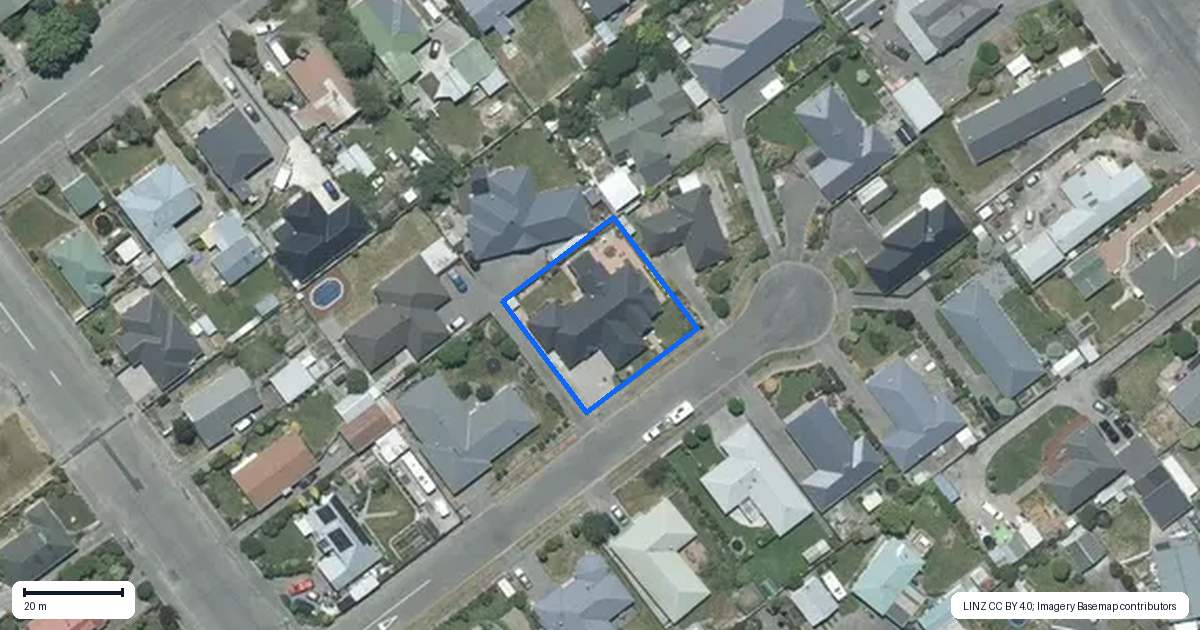Property context map for 4 Hight Place, Tinwald, Ashburton