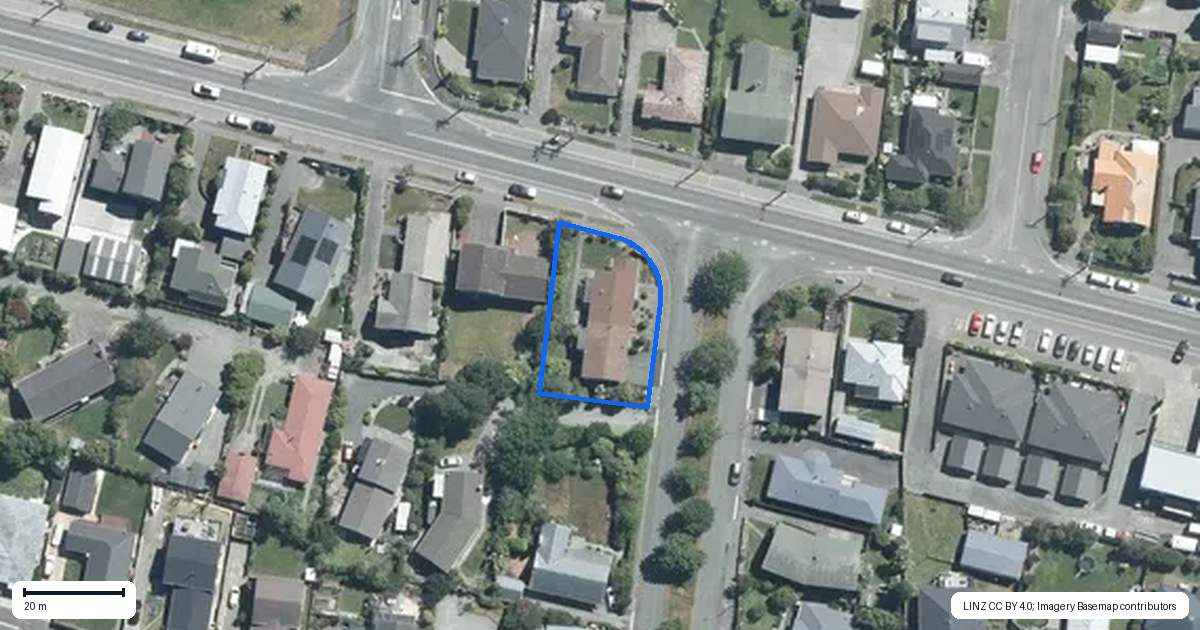 Property context map for 374 Wai-Iti Road, Glenwood, Timaru