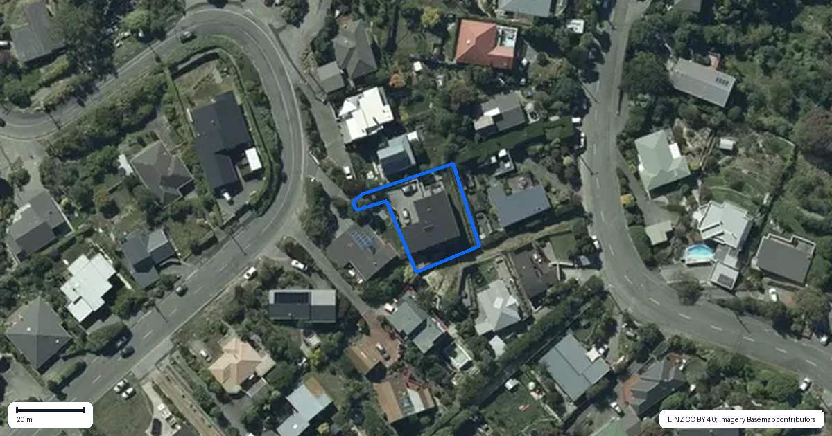 Property context map for 149A Major Hornbrook Road, Mount Pleasant, Christchurch