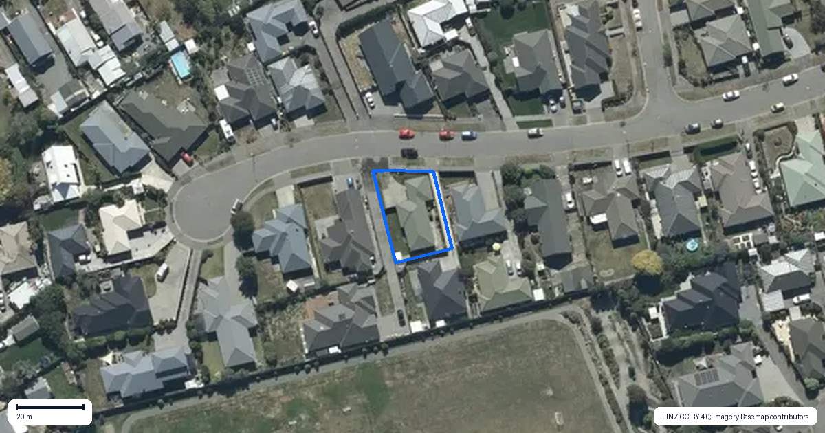 Property context map for 39A Surfers Place, North New Brighton, Christchurch