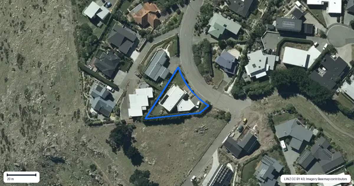 Property context map for 280 Major Hornbrook Road, Mount Pleasant, Christchurch