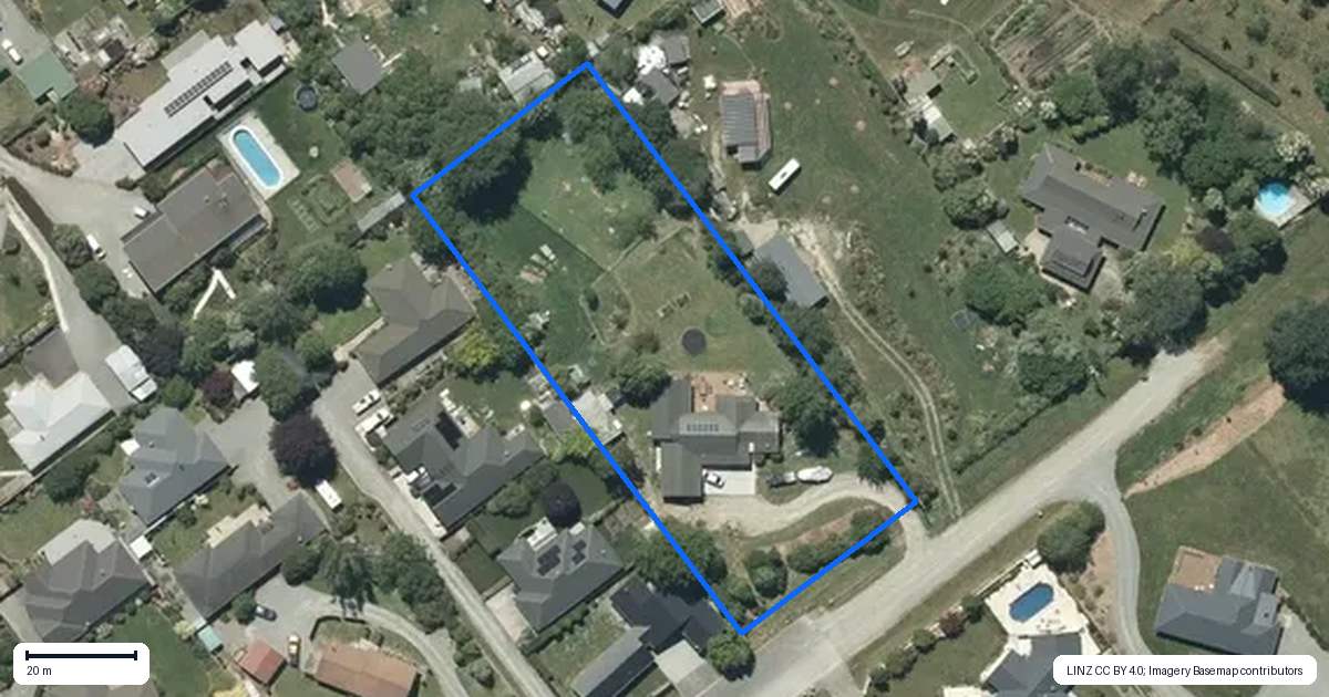 Property context map for 46 Tancred Street, Geraldine